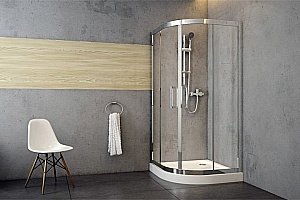 Душевой уголок полукруглый Excellent ACTIMA 600 90х90 купить в интернет-магазине Sanbest